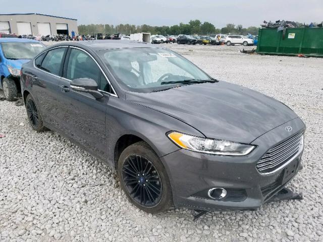 3FA6P0HD9GR156678 - 2016 FORD FUSION SE GRAY photo 1