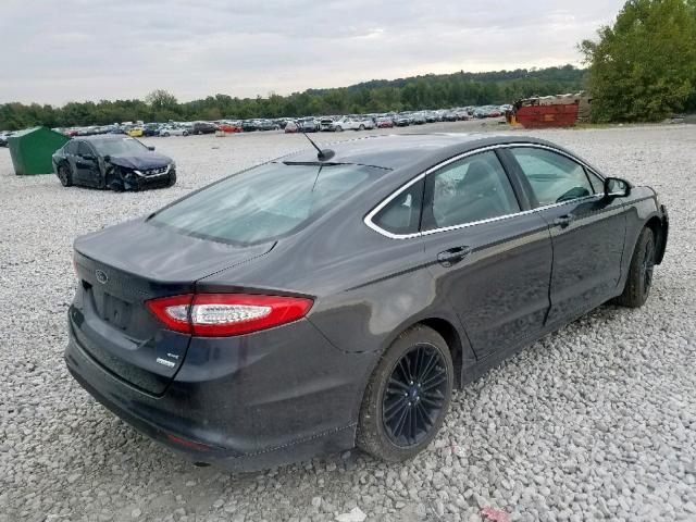 3FA6P0HD9GR156678 - 2016 FORD FUSION SE GRAY photo 4