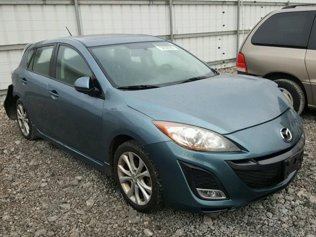 JM1BL1H54A1309777 - 2010 MAZDA 3 S BLUE photo 1