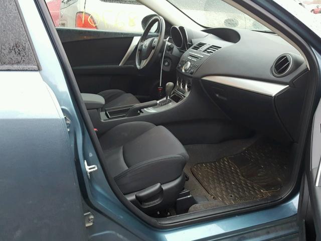 JM1BL1H54A1309777 - 2010 MAZDA 3 S BLUE photo 5