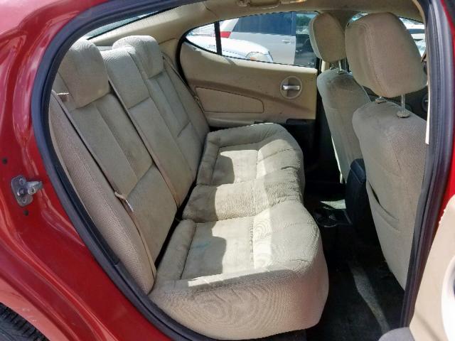 2G2WP552271193915 - 2007 PONTIAC GRAND PRIX RED photo 6