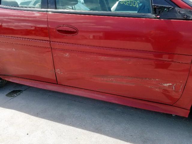 2G2WP552271193915 - 2007 PONTIAC GRAND PRIX RED photo 9