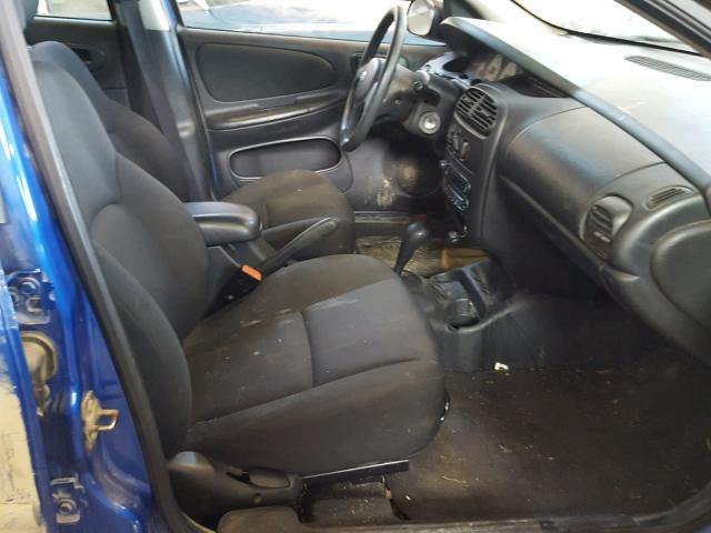 1B3ES46C15D203814 - 2005 DODGE NEON SX 2. BLUE photo 5