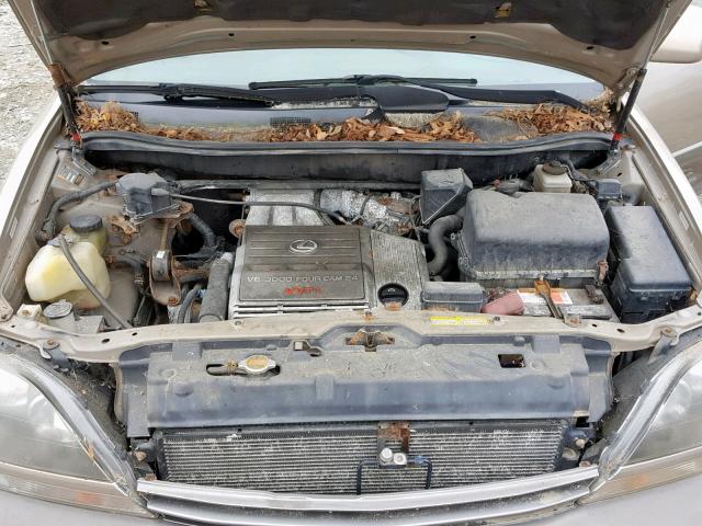 JT6HF10U4X0021879 - 1999 LEXUS RX 300 TAN photo 7