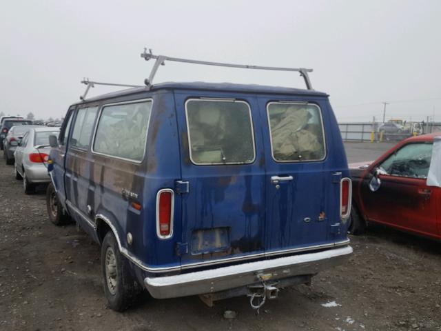 E11GBDE3940 - 1979 FORD E250 BLUE photo 3