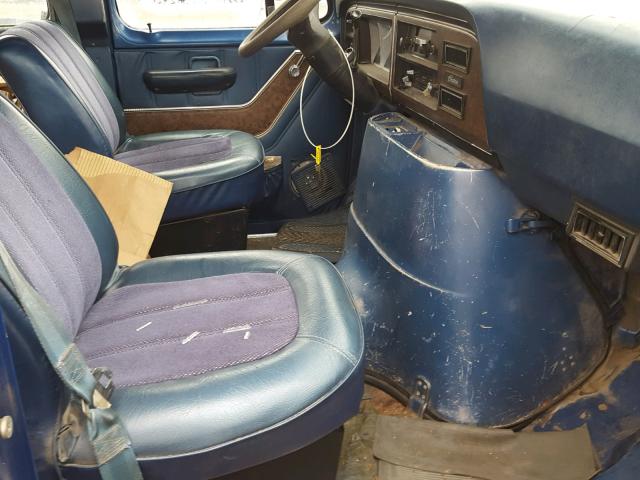 E11GBDE3940 - 1979 FORD E250 BLUE photo 5