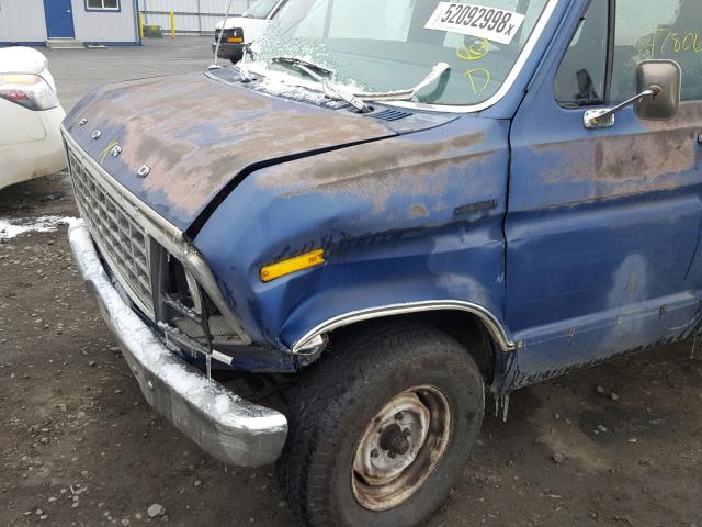 E11GBDE3940 - 1979 FORD E250 BLUE photo 9