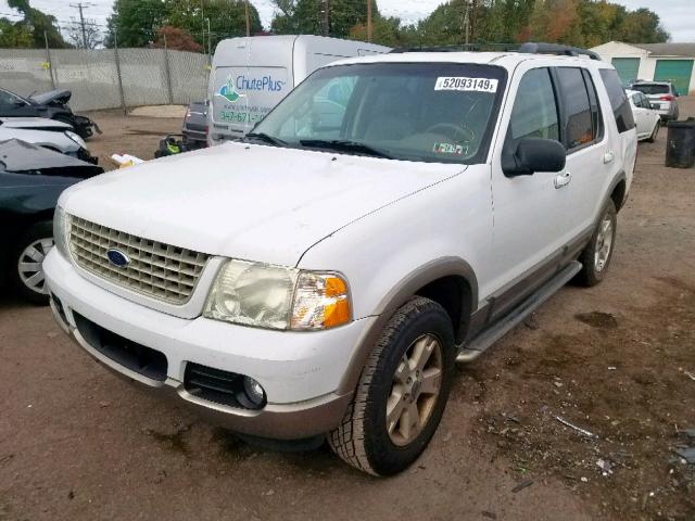 1FMZU64K43UC66902 - 2003 FORD EXPLORER E WHITE photo 2