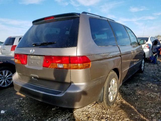 5FNRL18084B094774 - 2004 HONDA ODYSSEY EX GOLD photo 4