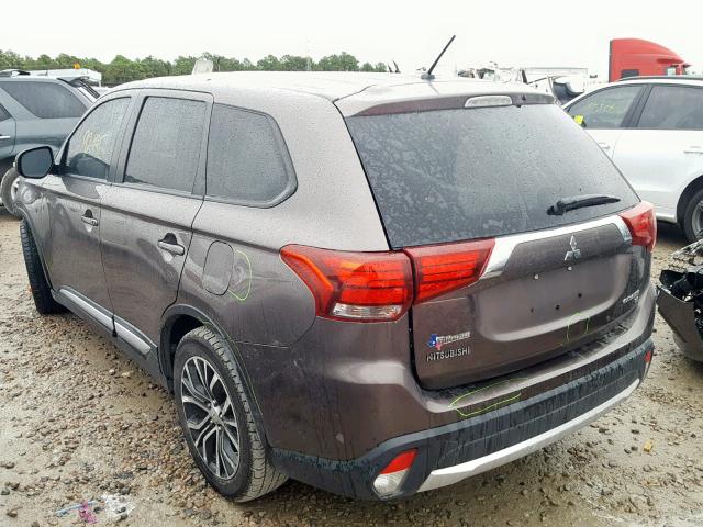 JA4AD3A35GZ016651 - 2016 MITSUBISHI OUTLANDER BROWN photo 3