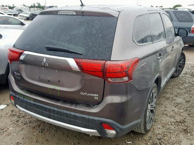 JA4AD3A35GZ016651 - 2016 MITSUBISHI OUTLANDER BROWN photo 4