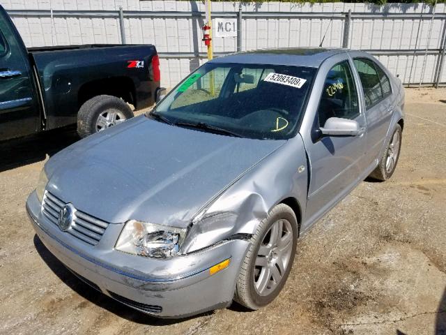 3VWSE69M64M013631 - 2004 VOLKSWAGEN JETTA GLS SILVER photo 2