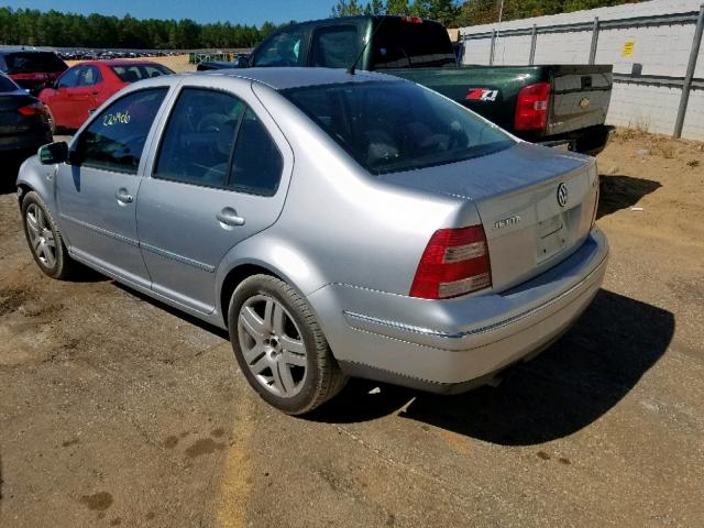 3VWSE69M64M013631 - 2004 VOLKSWAGEN JETTA GLS SILVER photo 3