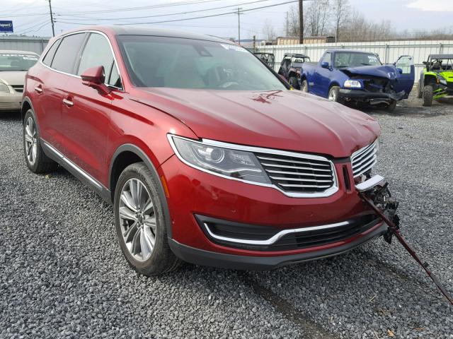 2LMTJ8LP4GBL33604 - 2016 LINCOLN MKX RESERV RED photo 1