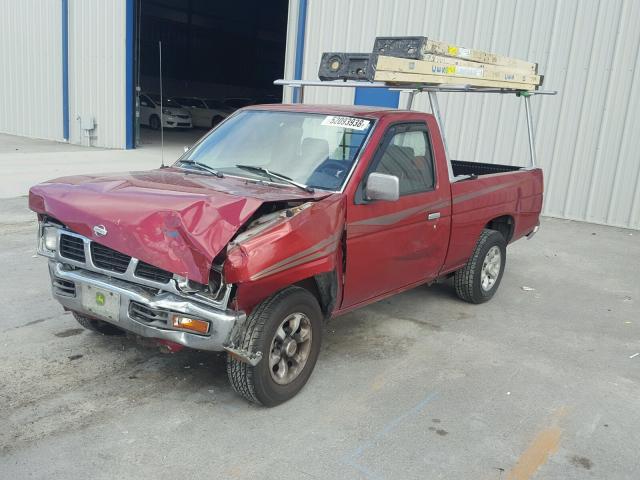 1N6SD11SXVC406776 - 1997 NISSAN TRUCK BASE RED photo 2