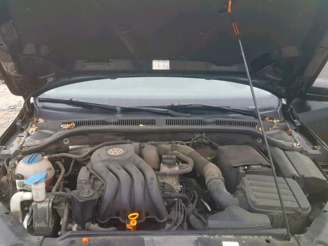 3VW2K7AJXBM059637 - 2011 VOLKSWAGEN JETTA BASE შავი ფოტო 7