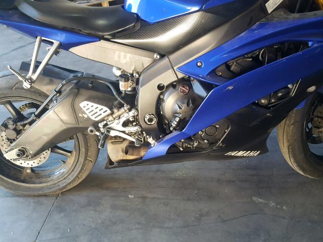 JYARJ16Y29A003895 - 2009 YAMAHA YZFR6 C BLUE photo 7