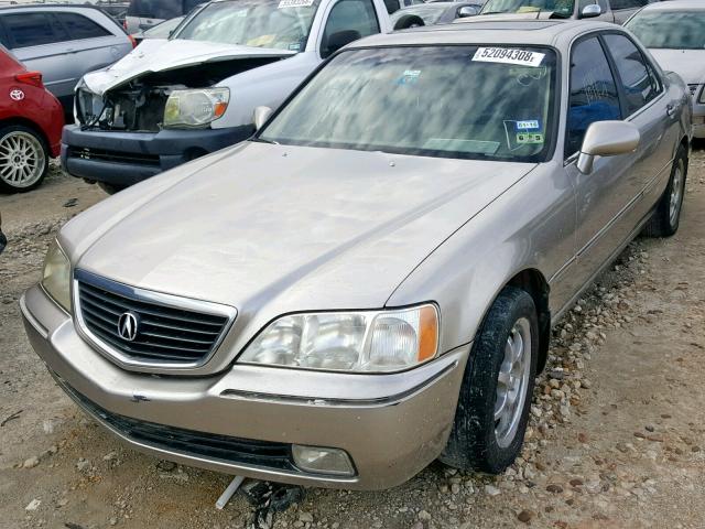 JH4KA96692C006692 - 2002 ACURA 3.5RL GOLD photo 2