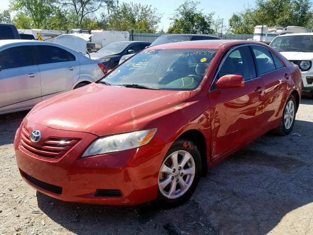 4T4BE46K49R123642 - 2009 TOYOTA CAMRY BASE RED photo 2