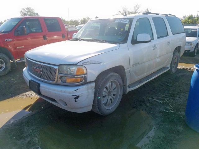 1GKFK66U83J279296 - 2003 GMC YUKON XL D WHITE photo 2