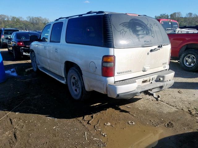 1GKFK66U83J279296 - 2003 GMC YUKON XL D WHITE photo 3