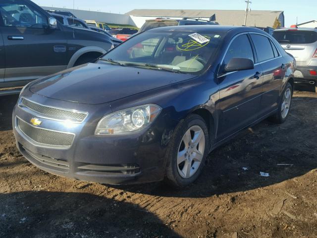 1G1ZB5EB0AF235479 - 2010 CHEVROLET MALIBU LS BLACK photo 2