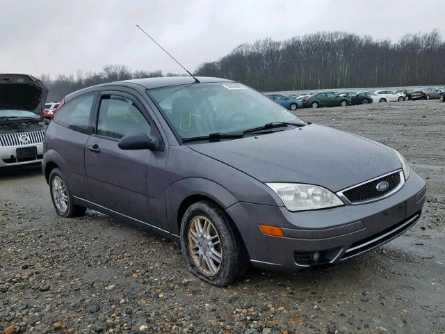 1FAFP31N36W167790 - 2006 FORD FOCUS ZX3 CHARCOAL photo 1