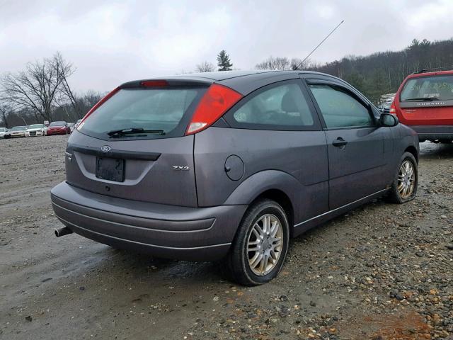 1FAFP31N36W167790 - 2006 FORD FOCUS ZX3 CHARCOAL photo 4