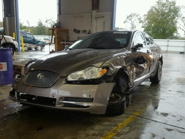 SAJWA05B89HR42993 - 2009 JAGUAR XF LUXURY GRAY photo 2