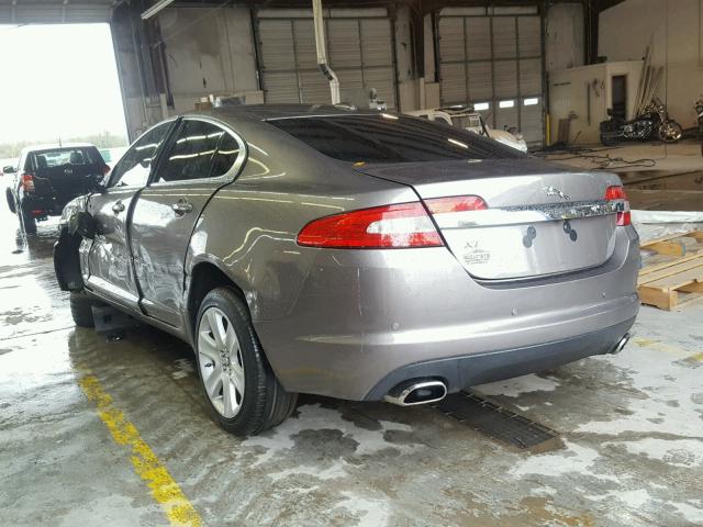 SAJWA05B89HR42993 - 2009 JAGUAR XF LUXURY GRAY photo 3