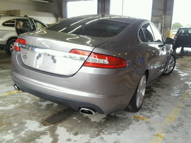 SAJWA05B89HR42993 - 2009 JAGUAR XF LUXURY GRAY photo 4