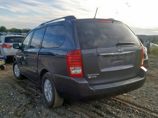 KNDMG4C7XC6485133 - 2012 KIA SEDONA LX GRAY photo 3