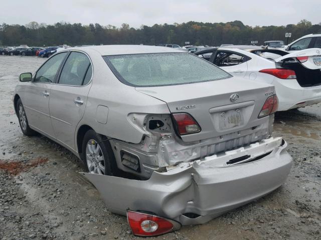 JTHBF30G235040558 - 2003 LEXUS ES 300 GRAY photo 3