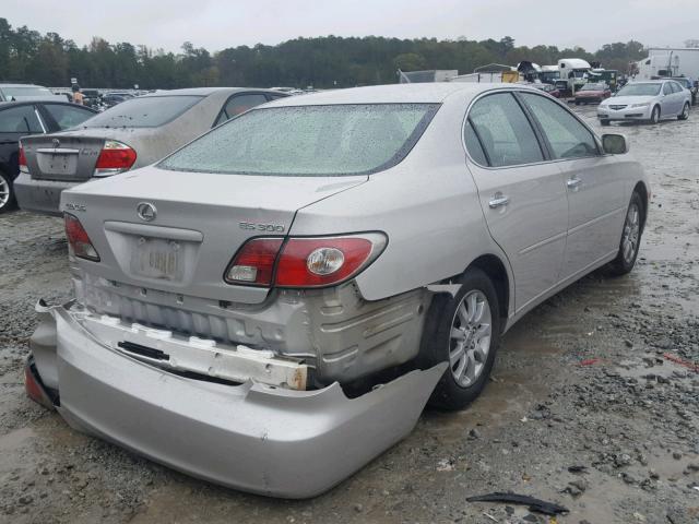 JTHBF30G235040558 - 2003 LEXUS ES 300 GRAY photo 4