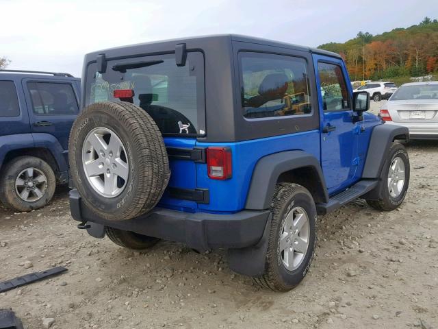 1C4AJWAG2FL597868 - 2015 JEEP WRANGLER S BLUE photo 4