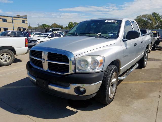 1D7HA18K78J205418 - 2008 DODGE RAM 1500 S SILVER photo 2