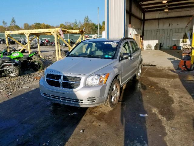 1B3HB48A19D136596 - 2009 DODGE CALIBER SX SILVER photo 2