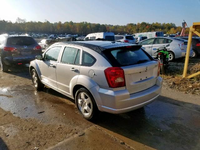 1B3HB48A19D136596 - 2009 DODGE CALIBER SX SILVER photo 3