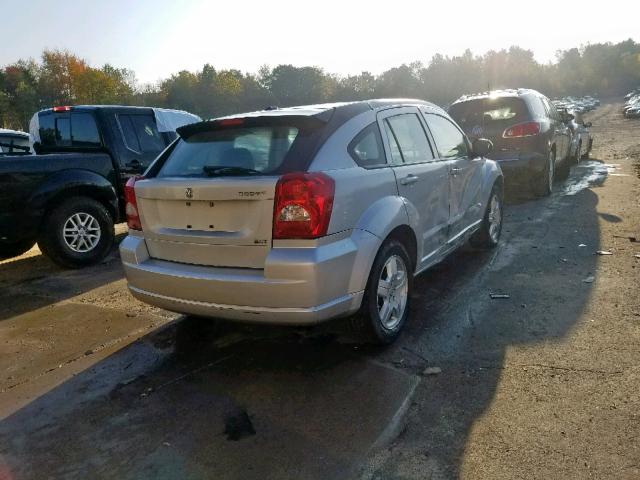 1B3HB48A19D136596 - 2009 DODGE CALIBER SX SILVER photo 4