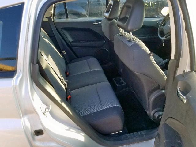 1B3HB48A19D136596 - 2009 DODGE CALIBER SX SILVER photo 6