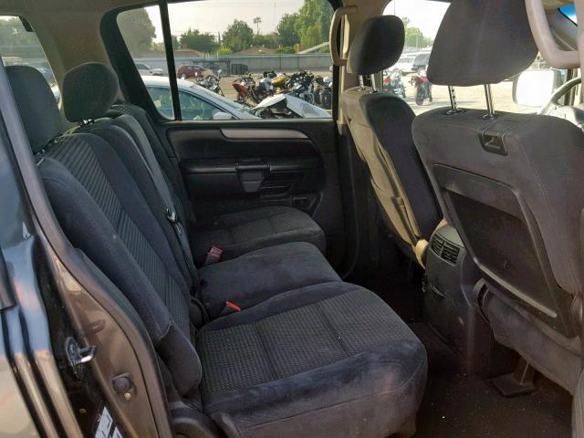 5N1AA08D68N624730 - 2008 NISSAN ARMADA SE GRAY photo 6