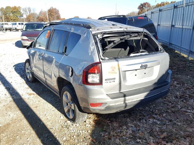 1C4NJDBB3HD143246 - 2017 JEEP COMPASS SP Gümüş foto 3
