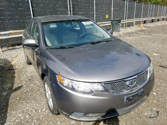 KNAFU4A29A5104607 - 2010 KIA FORTE EX GRAY photo 1