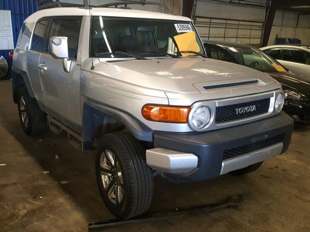 JTEBU11F38K050196 - 2008 TOYOTA FJ CRUISER SILVER photo 1