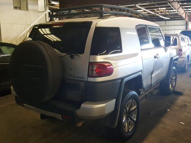 JTEBU11F38K050196 - 2008 TOYOTA FJ CRUISER SILVER photo 4