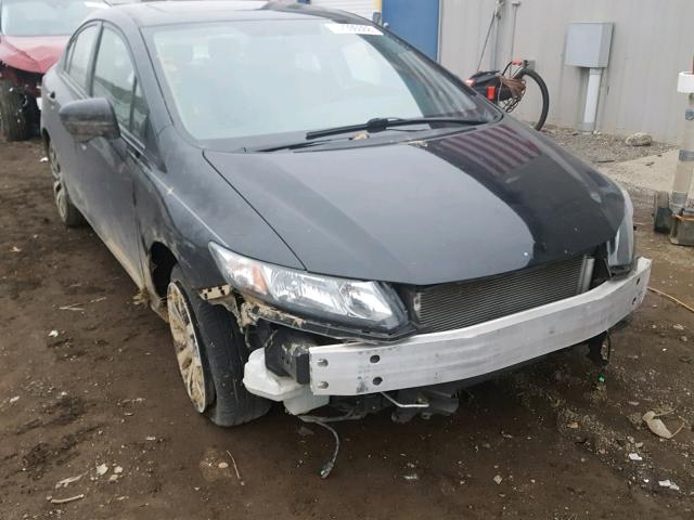 2HGFB2F95EH550921 - 2014 HONDA CIVIC EXL BLACK photo 1