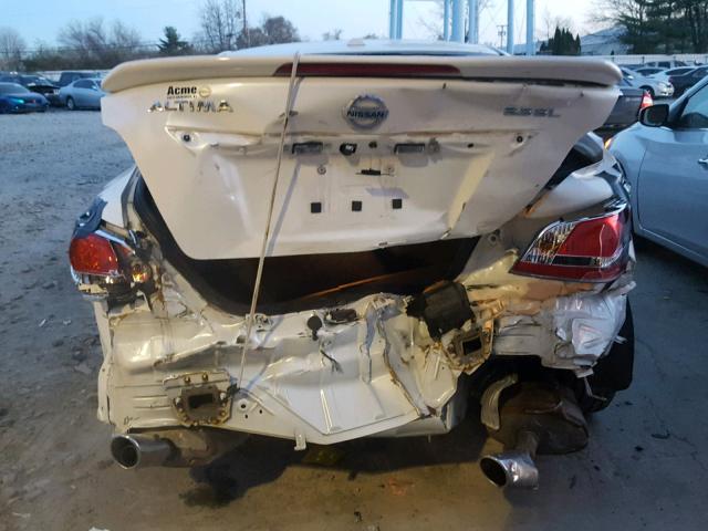 1N4BL3AP1EC133777 - 2014 NISSAN ALTIMA 3.5 WHITE photo 9