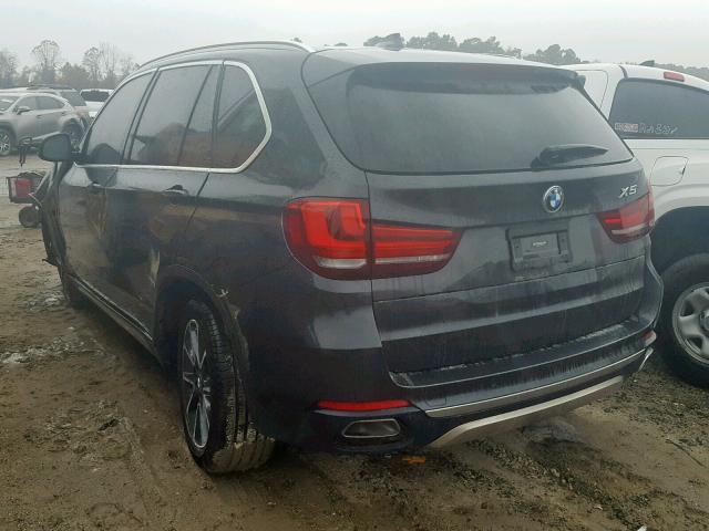 5UXKR2C58J0X08188 - 2018 BMW X5 SDRIVE3 GRAY photo 3