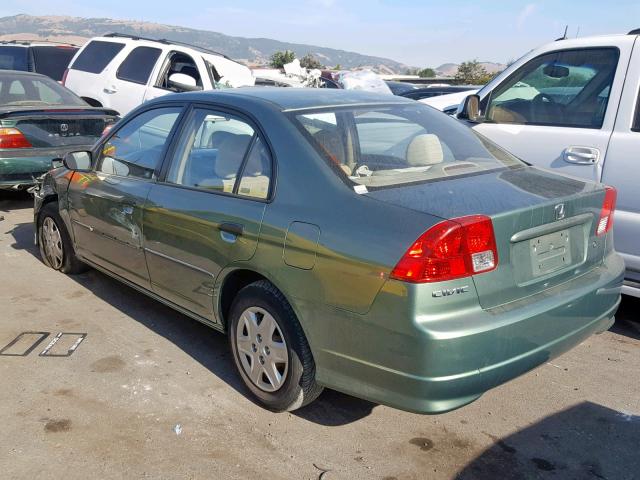 2HGES16394H570850 - 2004 HONDA CIVIC DX V GREEN photo 3