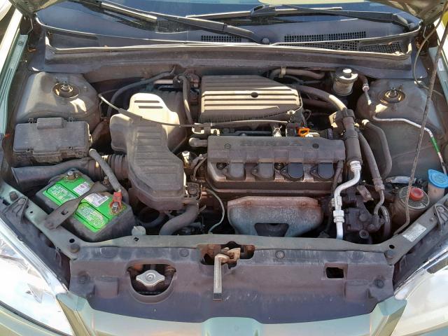 2HGES16394H570850 - 2004 HONDA CIVIC DX V GREEN photo 7